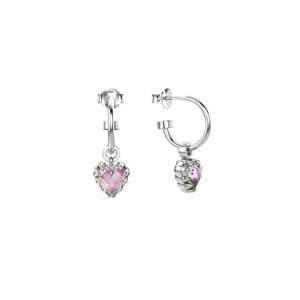 Stolen Girlfriends Club Mystic Quartz Love Claw Anchor Earrings