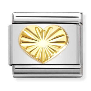 Nomination Diamond Cut Heart Charm