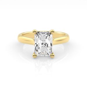 9k Yellow Gold 2.015ct LG Radiant Diamond Ring