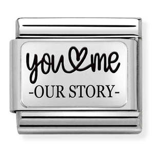 Mens Jewellery: Nomination Composable You and Me Story Charm