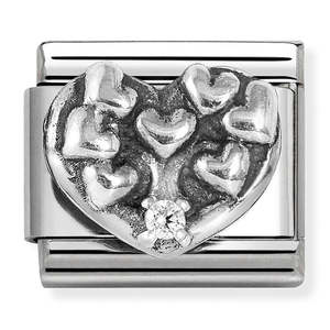 Nomination Heart Tree of Life Charm