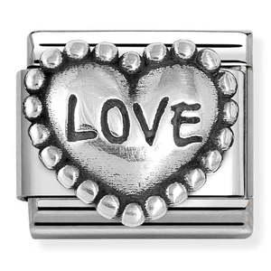 Nomination Heart with Dots Love Charm
