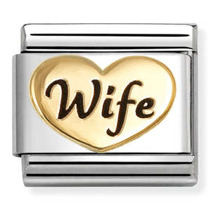 Nomination Wife Heart Charm