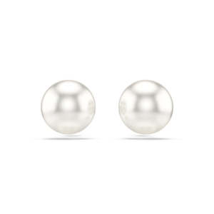 SWAROVSKI MATRIX CRYSTAL PEARL EARRINGS