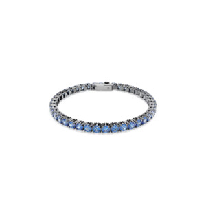 SWAROVSKI MATRIX:TENNIS BRACELET BLUE