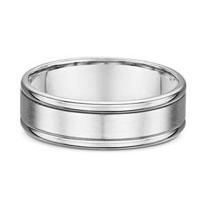 White Gold or Platinum Wedding Ring