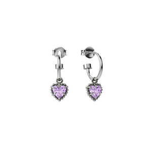 Stolen Girlfriends Club Dahlias Heart Anchor Earrings