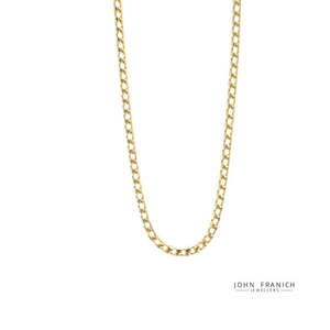 9k Yellow Gold 1.1mm Franco Chain