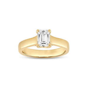 9k Yellow Gold 1.00ct E/C Lab Grown Diamond Ring