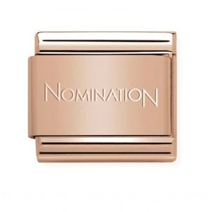 Mens Jewellery: Nomination Rose Gold Plate Single Link