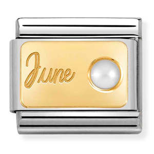 Nomination Composable Month Stone June White Pearl