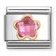 Nomination Faceted CZ Flower Charm