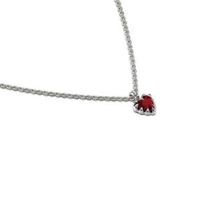 Necklaces Pendants: Stolen Girlfriends Club - Mini Love Claw Necklace Garnet