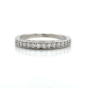 Rings: 18k White Gold 16=0.43ct FG VS SI Diamonds Ring