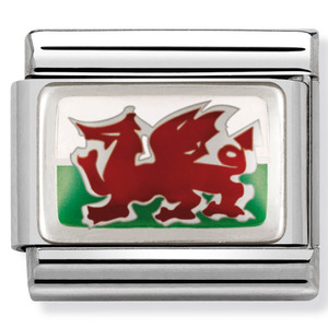 Nomination Composable Flag Charm - Wales
