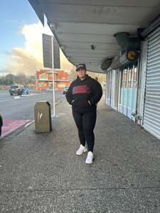 2025 Hoods: 275REP Number Plate Hoody – Red on Black (On ON Blank)