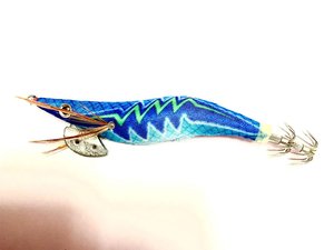 Products: 3” squid jig blue glow in the dark - JIGGLE LURE FISHING TACKLE WHOLESALE