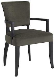 Artwood Maggie Dining Armchair – Velvet Brown - Dining Refined Living