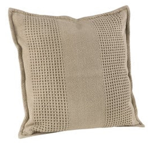 Bernelle Beige Square Cushion - OUTLET Refined Living