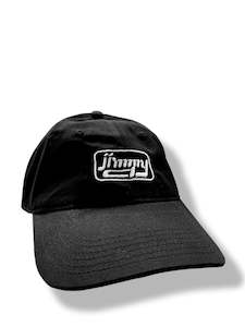 Cap: Jimmy D Logo Cap - White on black