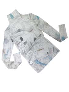 Special Releases: 1999 Silk Mesh Top - DJCS Rote Flora Print