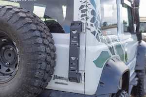 Jimny Accessories: Tailgate Hinge Ladder