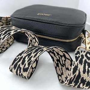 All Straps: Metallic Gold | Black Leopard Print