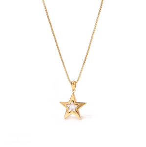 Olivia Star Necklace - Gold