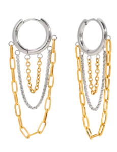 Earrings: Haven Chain Earrings - mixed