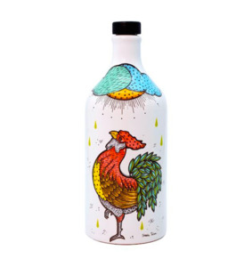 Puglia: THE ROOSTER CERAMIC JAR OLIVE OIL LIMITED EDITION
