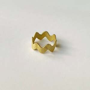 Rick Rack Ring - Gold