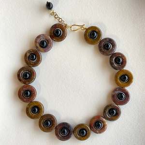 Onyx Jewellery Collection: Pietersite and Onyx Ring Necklace