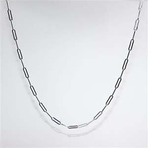 Paperclip Silver Necklace
