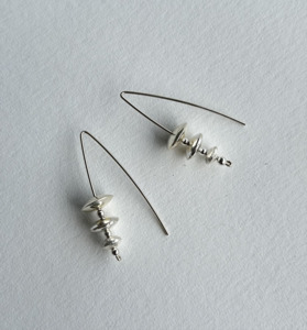 Stacked Earrings- Sterling Silver