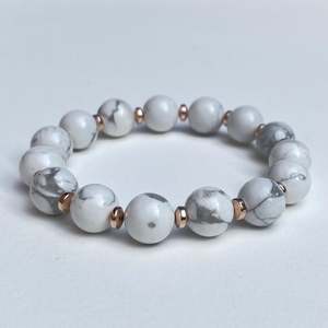 Gemstone Howlite Bracelet