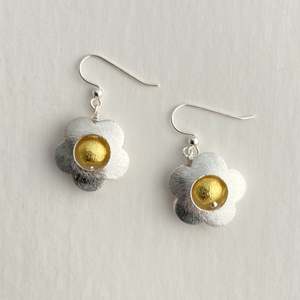 Daisy Daisy Earrings Silver