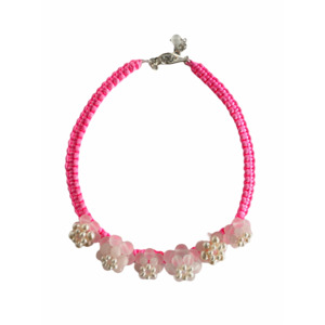 Sale: Pink Flower Power Necklace