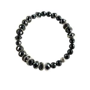 Silver Ring Bracelets: Silver Ring Bracelet - Hematite