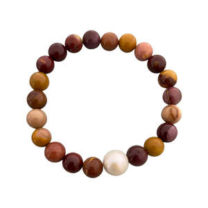 Serenity Pearl Bracelet  - Mookaite