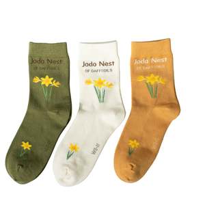 Frontpage: Daffodil Jacquard Women’s Socks