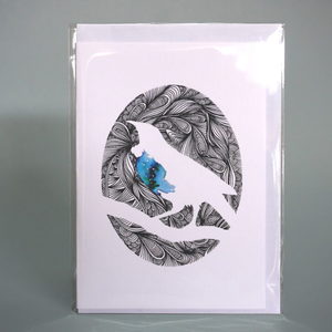 Products: Tui greeting card
