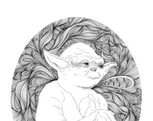 Products: Yoda Print
