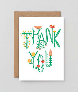 Greeting Cards: Thank You - Cari Vander Yacht for Wrap