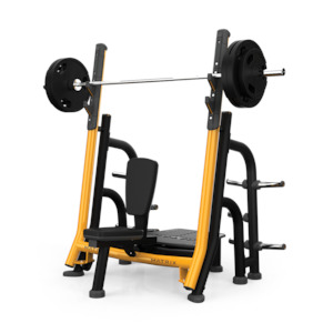 Free Weights Equipment: Magnum Breaker Olympic Shoulder Bench