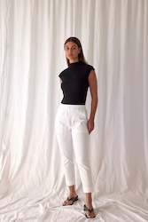 Pants: Holiday Pants | White