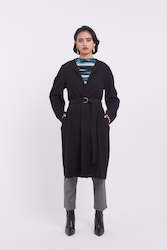 Jackets: Otherworldly Cardigan | Black BouclÃ©