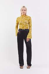 Pants: Flight Pants | Black Satin