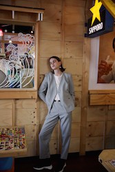 Satoshi Jacket | Ivory Check