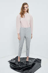 Pants: Work Pants | Grey Wool Suiting