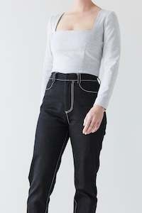 Under 100: Mima Top | Grey Marle